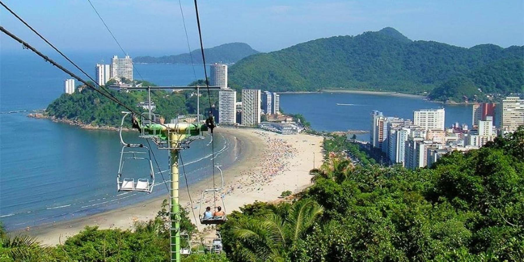 Kitinete 1514 Com Vista Para O Mar São Vicente Eksteriør billede