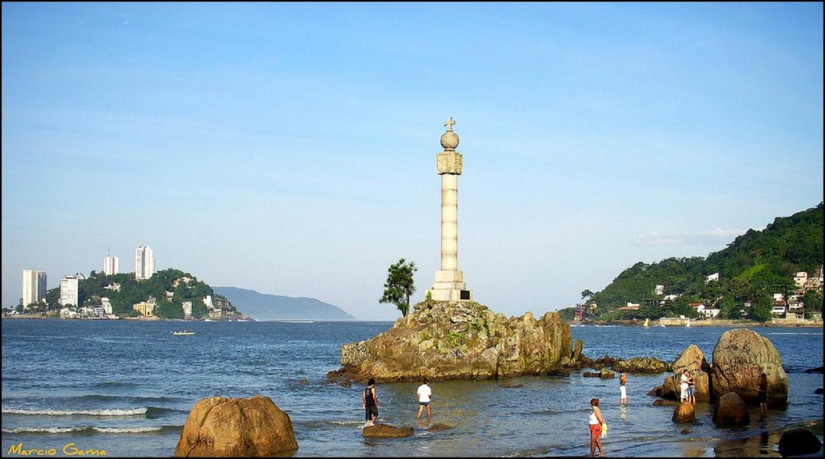 Kitinete 1514 Com Vista Para O Mar São Vicente Eksteriør billede