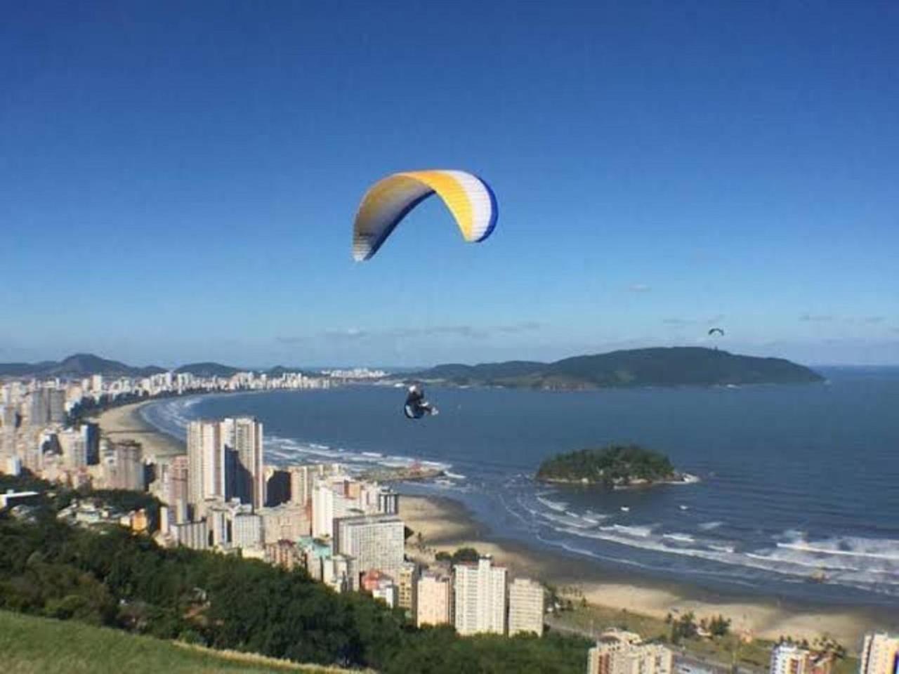 Kitinete 1514 Com Vista Para O Mar São Vicente Eksteriør billede